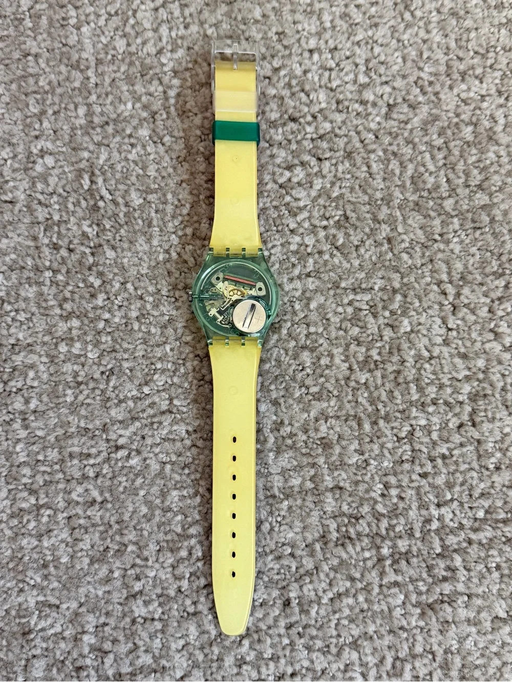 Vintage 1991 Swatch Swiss Baseball Sports Watch Retro 90s + New Battery